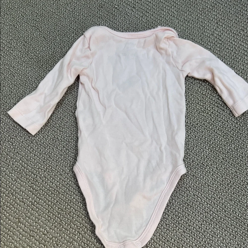 Carter's Light Pink Long Sleeve Baby Bodysuit